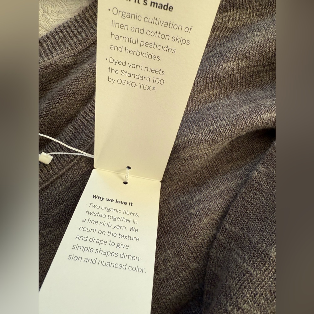 Eileen Fisher Brown Tunic Top - Picture 12 of 13
